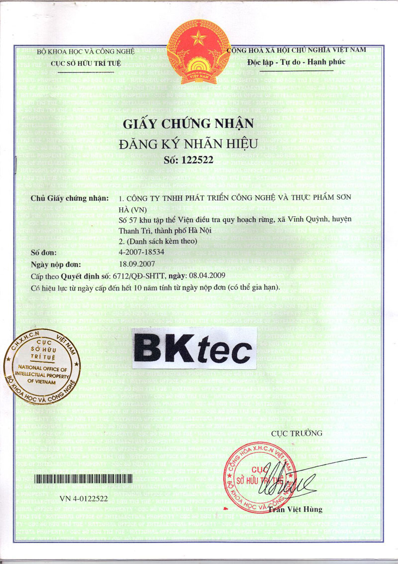 giấy chứng nhận